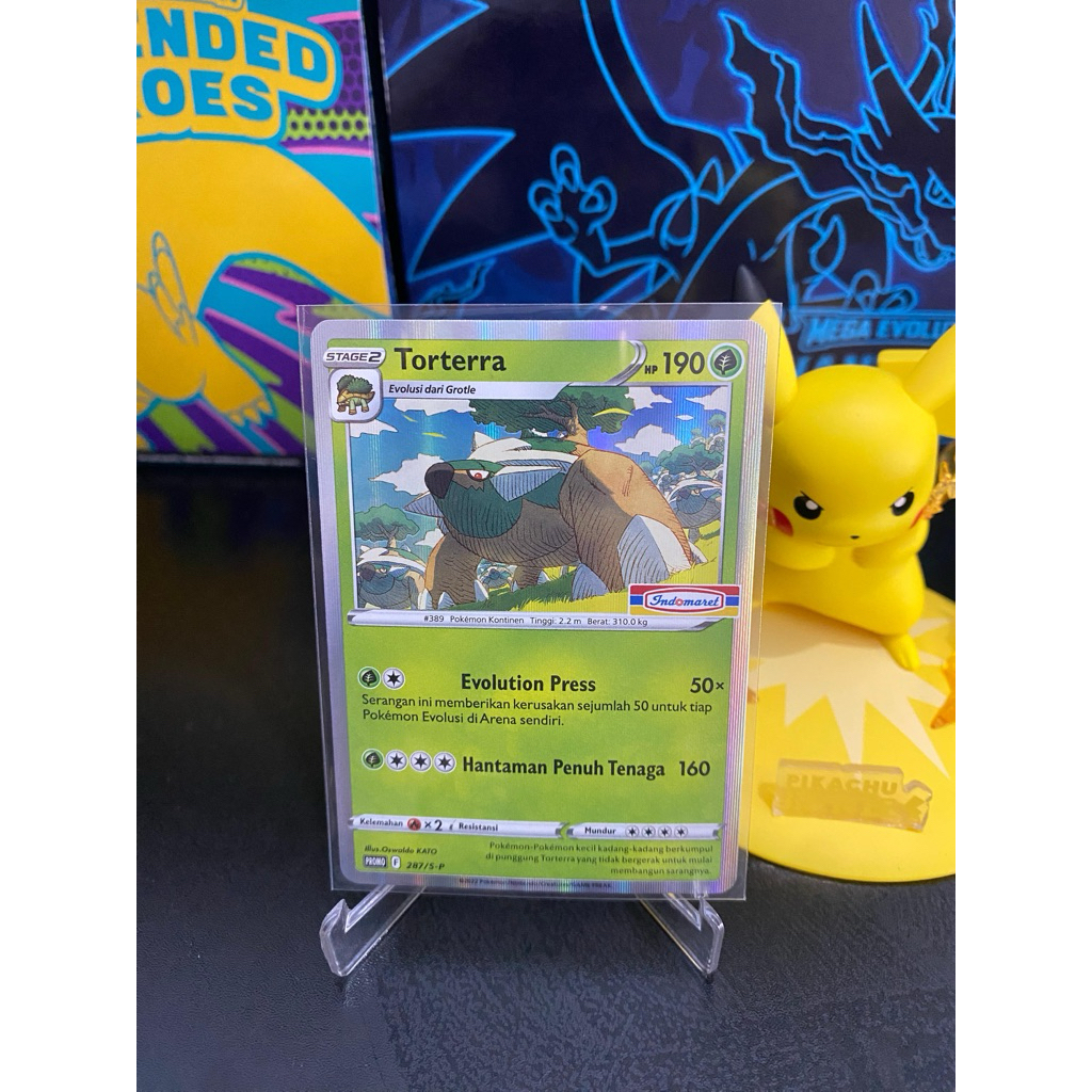 POKEMON TCG INDONESIA TORTERRA PROMO INDOMARET 039/S-P