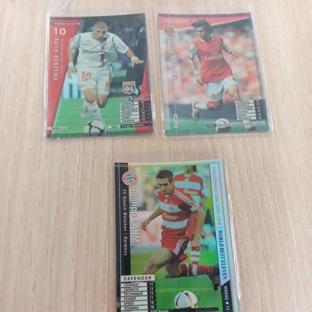 kartu bola panini wccf insert foil card