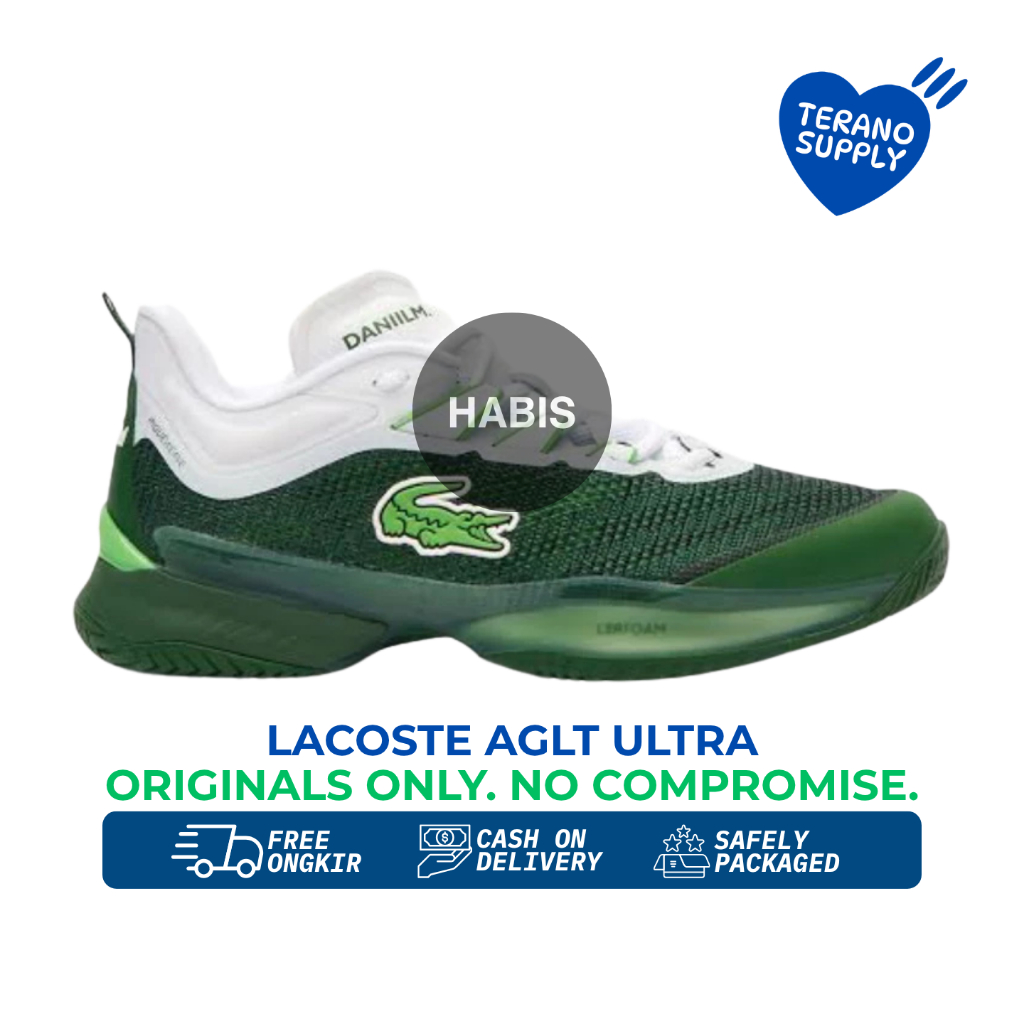 Lacoste AGLT Ultra (SOLD/HABIS/TERJUAL) size 9 Sepatu Tenis Second