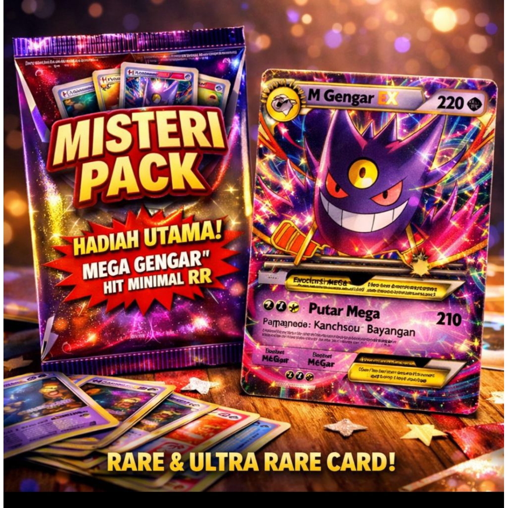 mystery pack kartu pokemon TCG