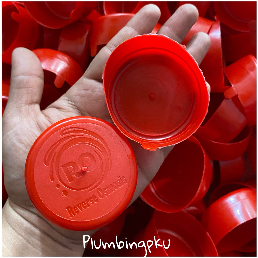 Tutup Galon Merah Eceran Satuan / Penutup Galon / Depot Air