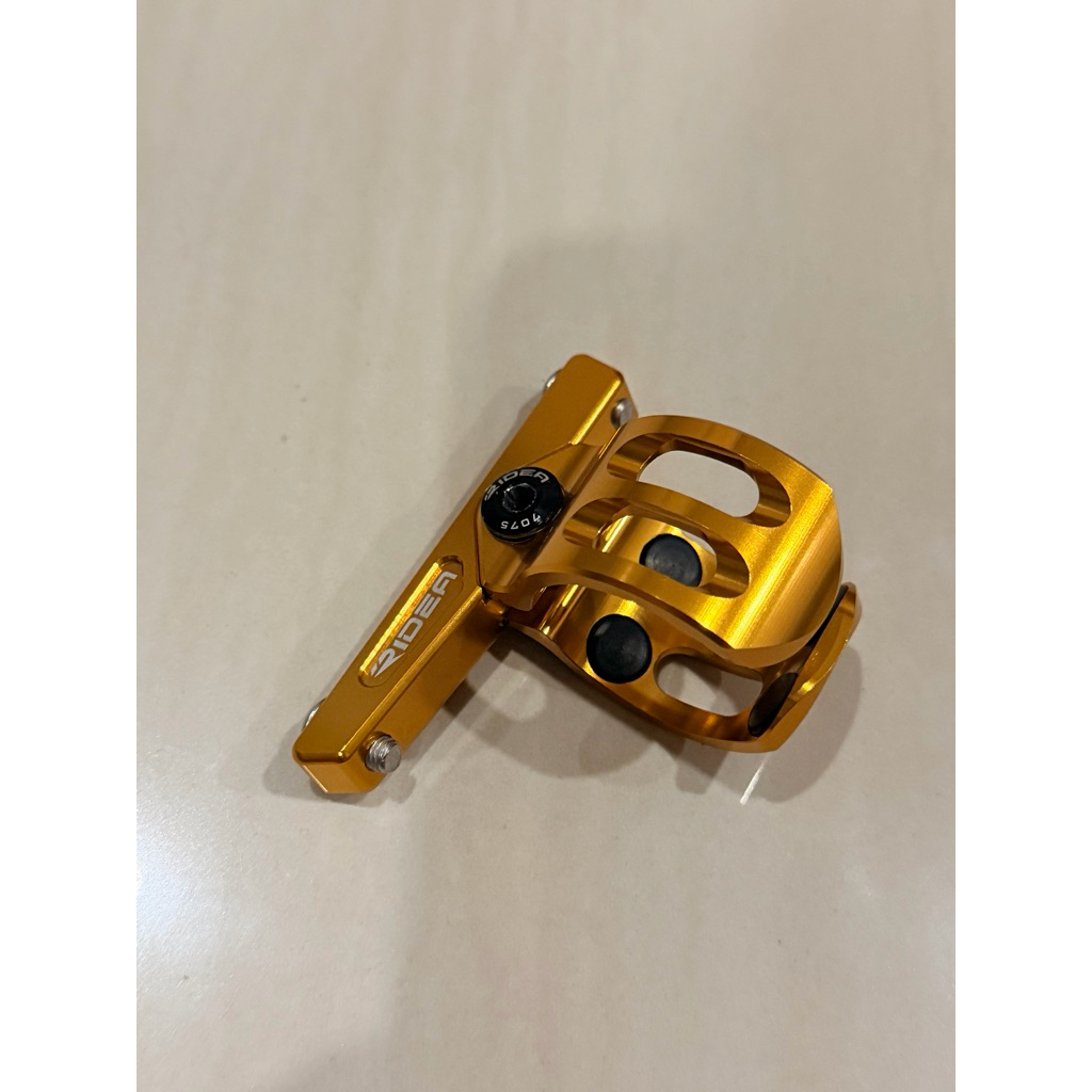 Ridea Bottle Cage Gold Brompton