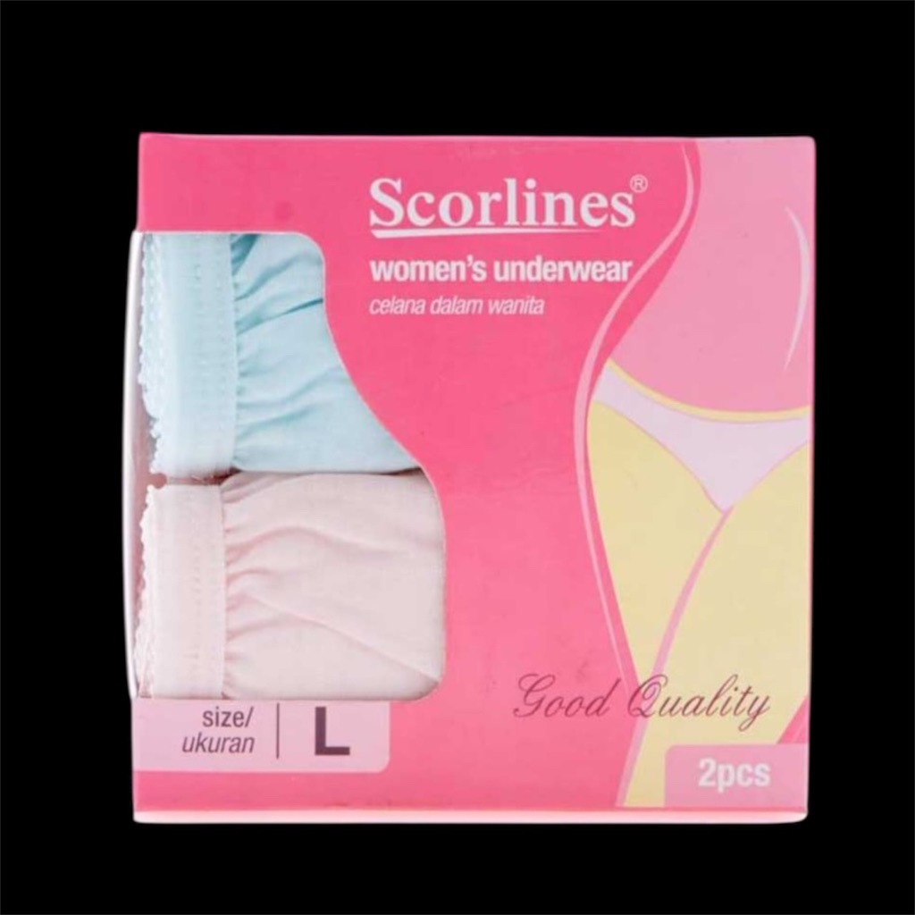 Scorlines Celana Dalam Wanita L 2 pcs