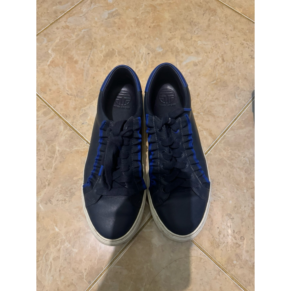 Sepatu Tory Burch - Sneakers Navy Sport Ruffle Sneakers