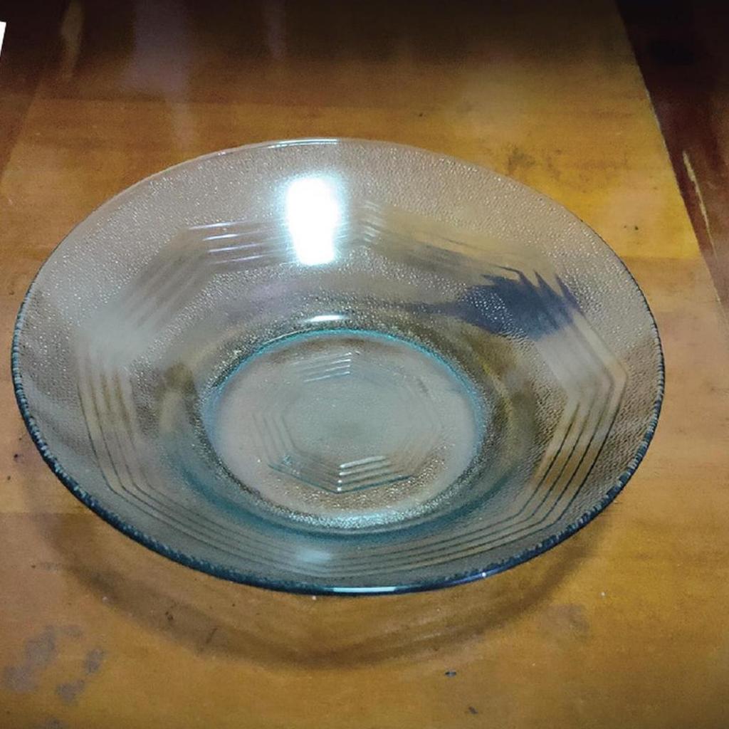 (12PCS)KIG Piring Kecil Bening 6 Inch KACA ( TATAK TTY ) Piring Saji Beling Tatakan Kopi Serbaguna