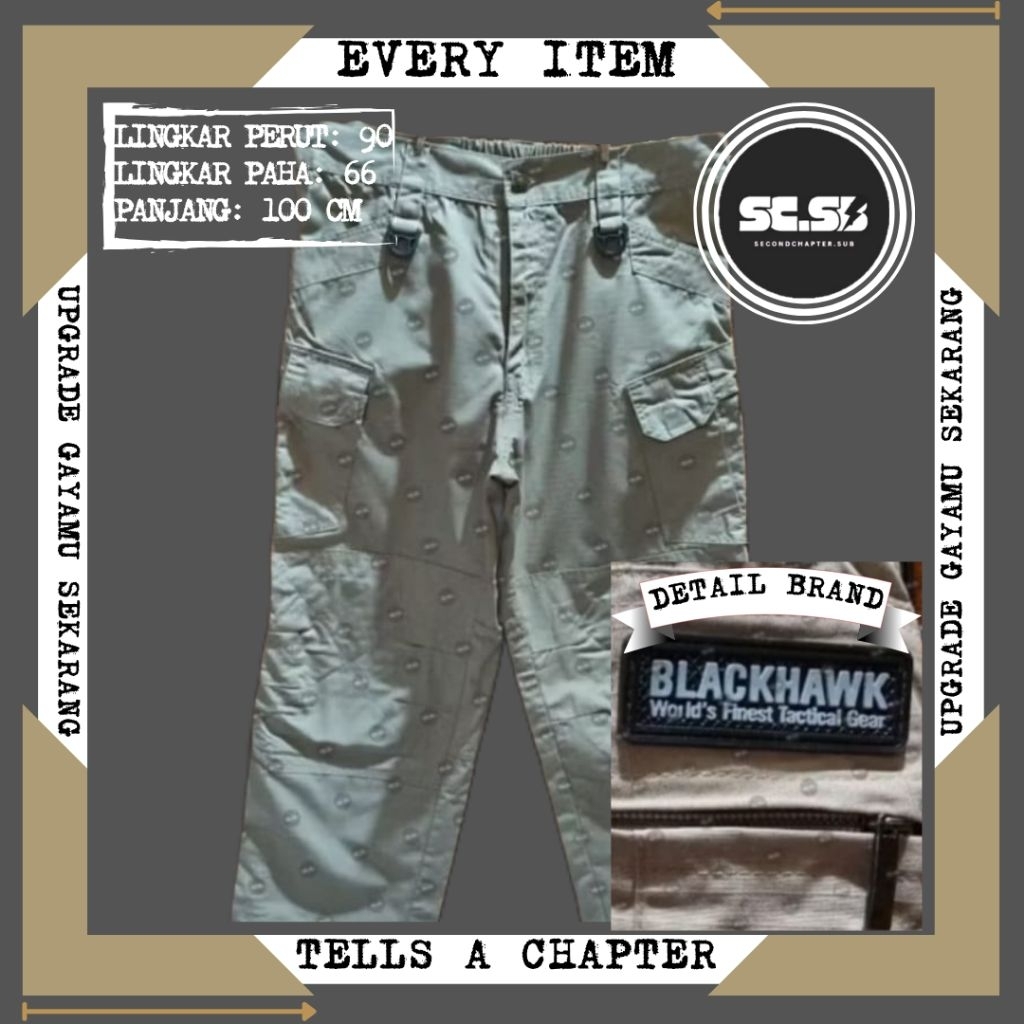 Celana Kargo Unisex | Motif Tactical Ripstop