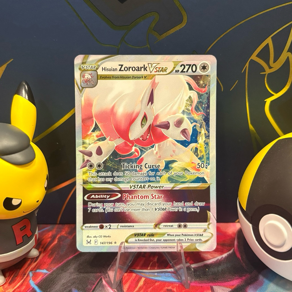 Hisuian Zoroark VSTAR 147/196 ENG - UR Holo - Lost Origin - Pokemon TCG