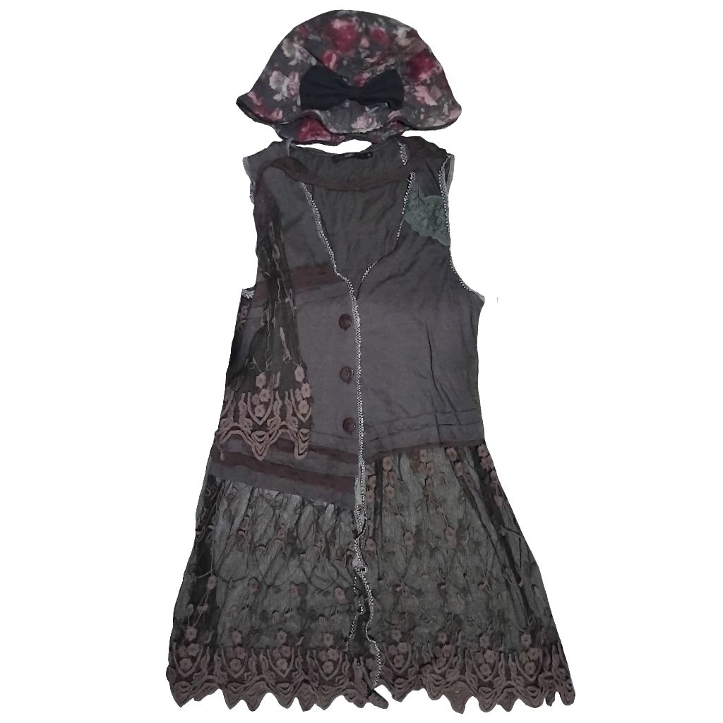 mori kei set (dapet topi)