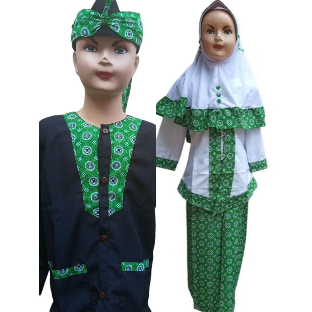 stelan baju kebaya anak perempuan Paud TK