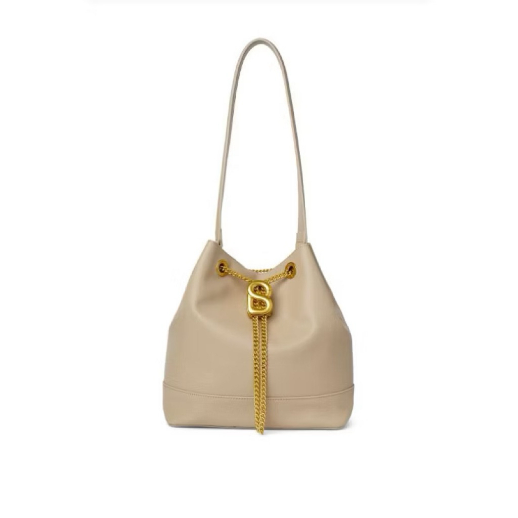 BUTTONSCARVES the myra bag tan / CYME CAMEL / GOY TWO TONE BAG