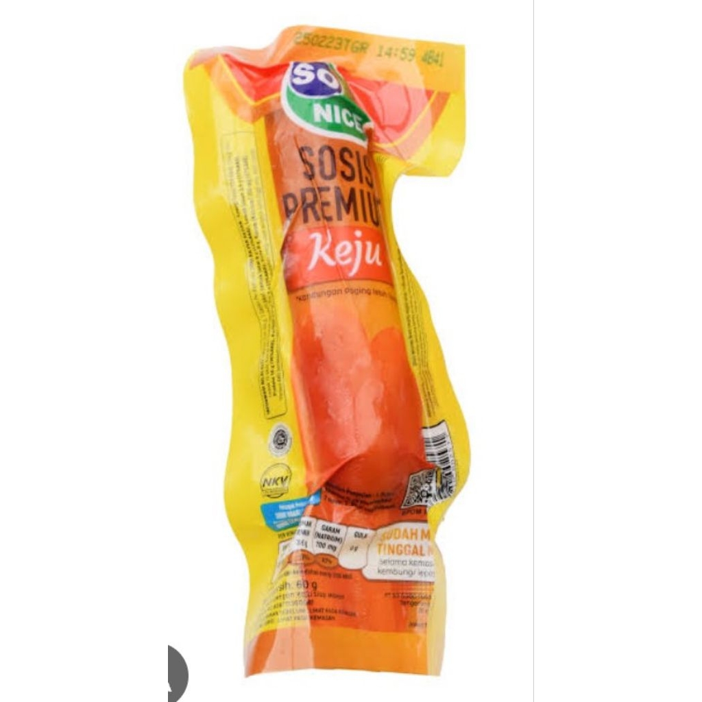 SOSIS PREMIUM SO NICE/ SOSIS SO NICE PREMIUM (1 PCS)