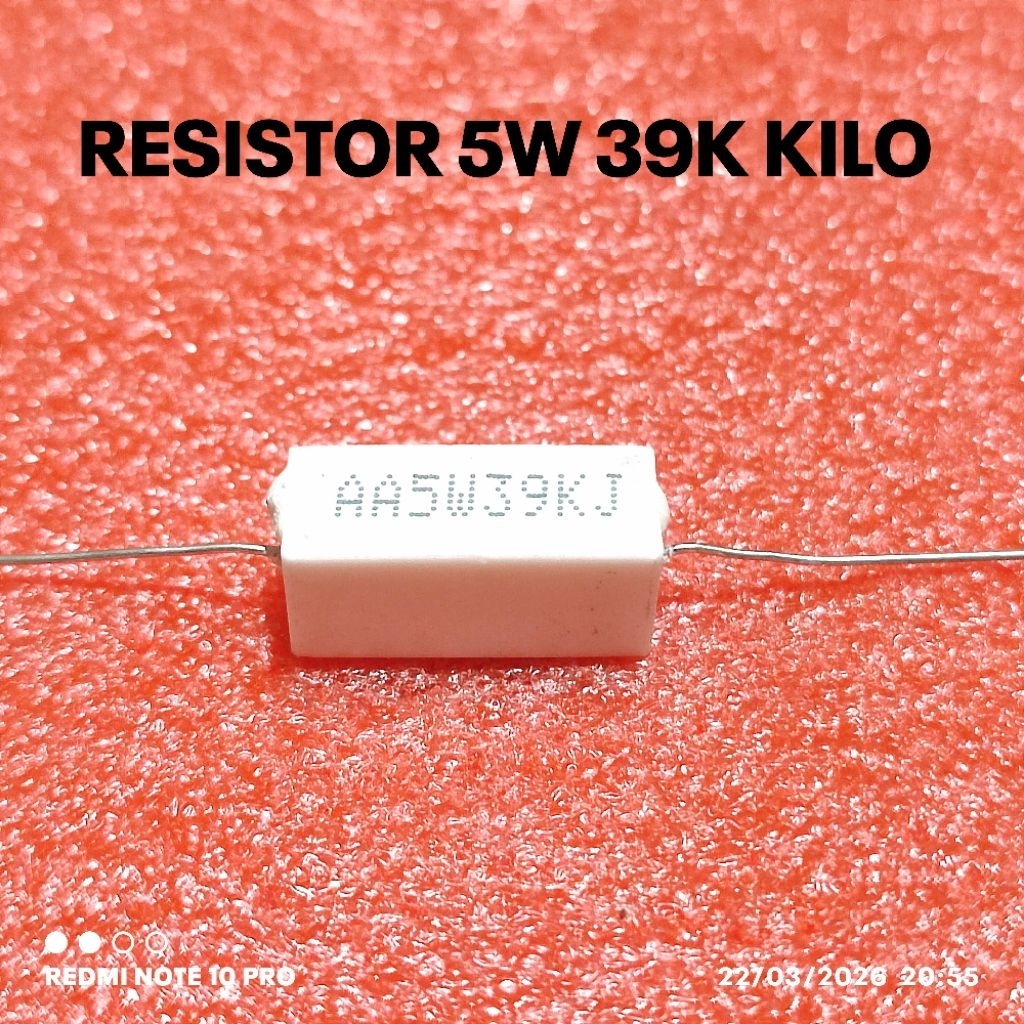RESISTOR KAPUR 5W 5WATT 39K 39K KILO  ROHS