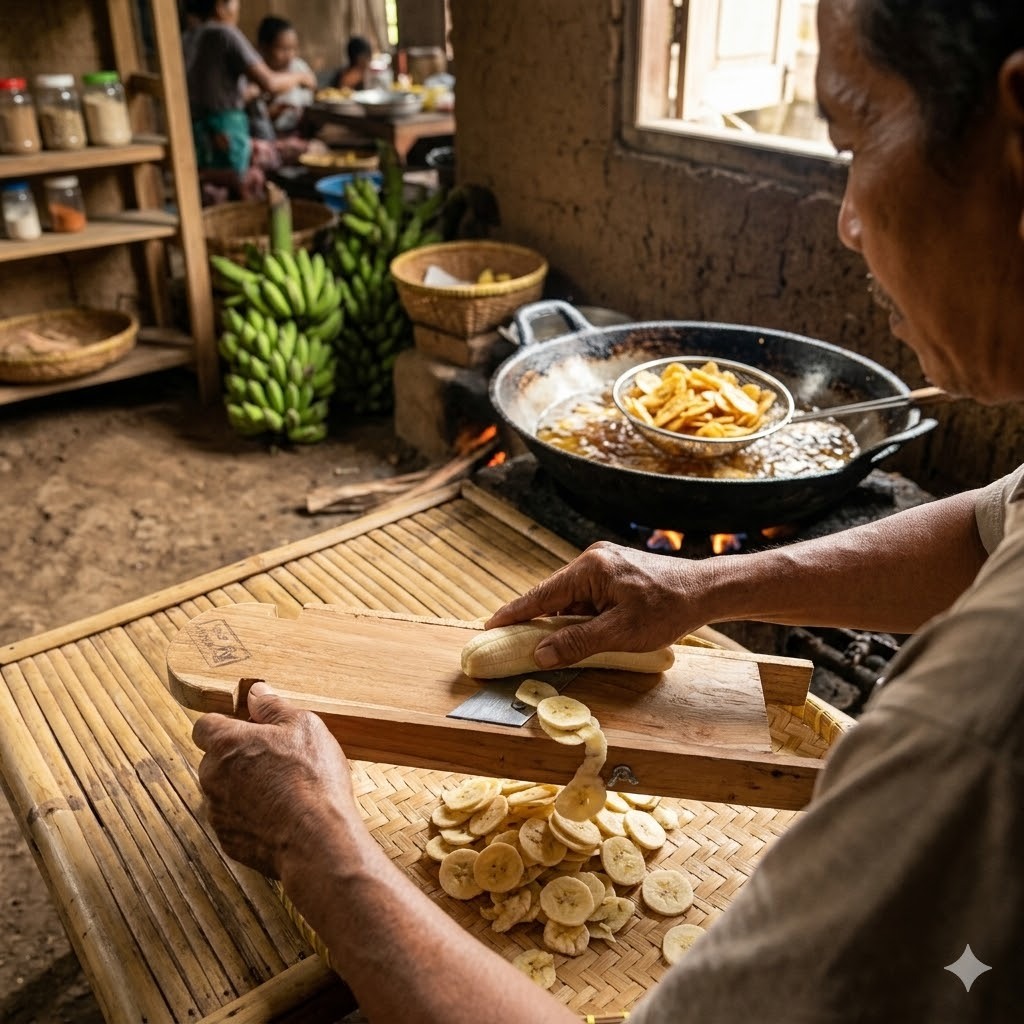 PARUTAN KERIPIK/PARUT CRIPING/Pisau Pasah Ketela/Pisang Alat Potong Membuat Keripik