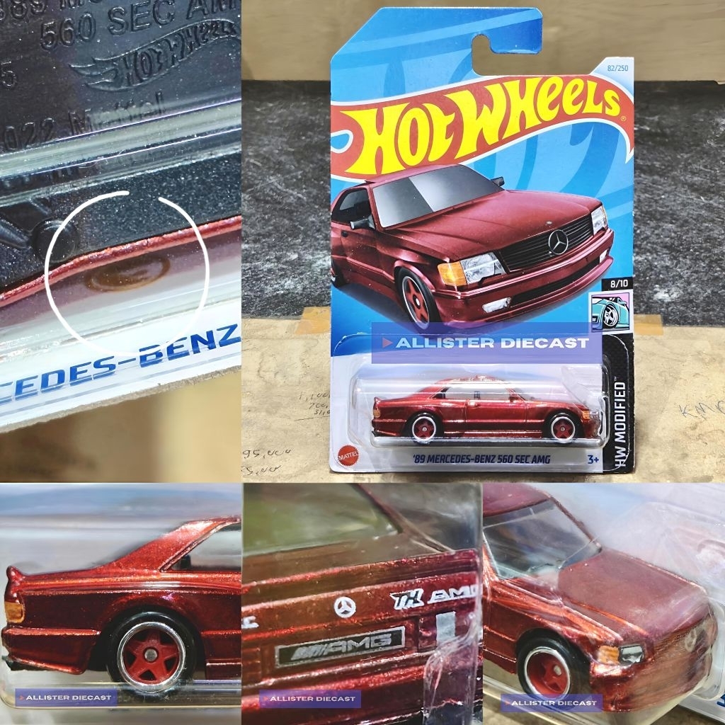 SUPER TREASURE HUNTS BAN KARET Hot Wheels 89 Mercedes Benz 560 SEC AMG THS Hot Wheels Mercedes Benz 