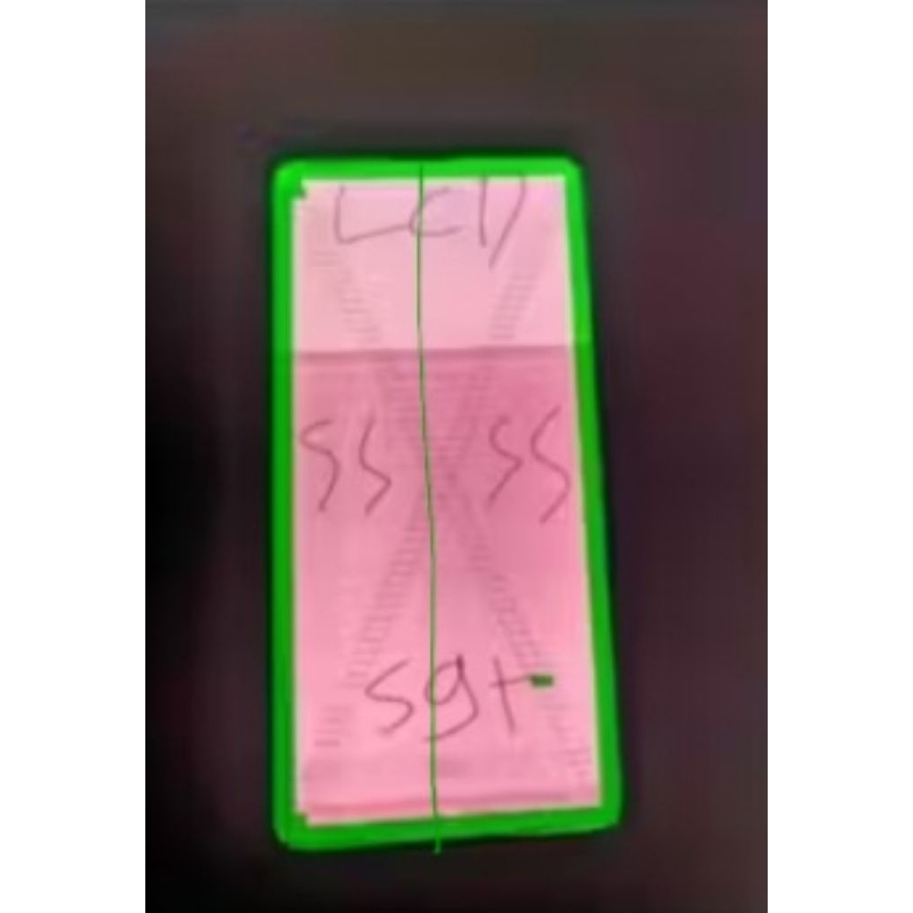 LCD copotan samsung s9 plus ori super amoled shadow dan garis 1