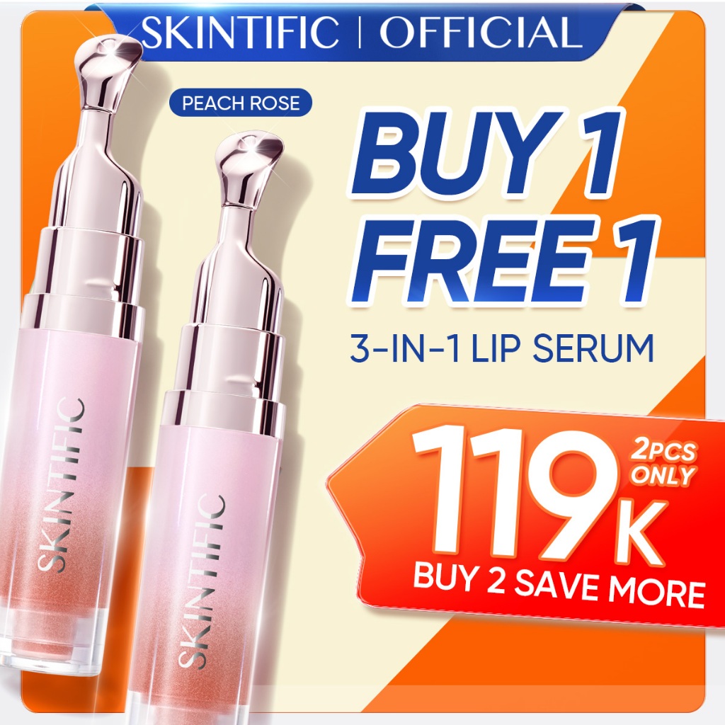 SKINTIFlC - Brightening Lip Serum tinted lip balm lip gloss tahan lama lip care ice sheer color lip 