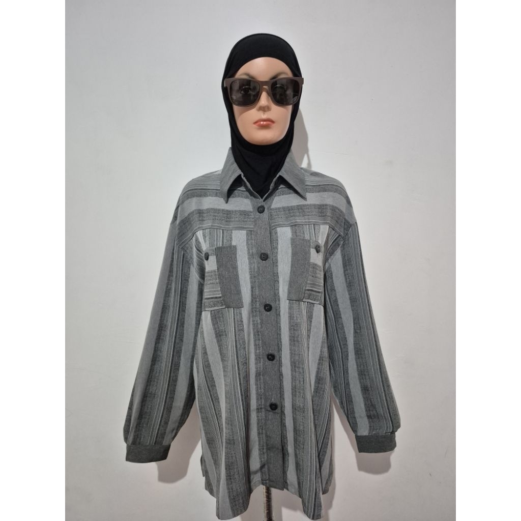 Kemeja salur vintage