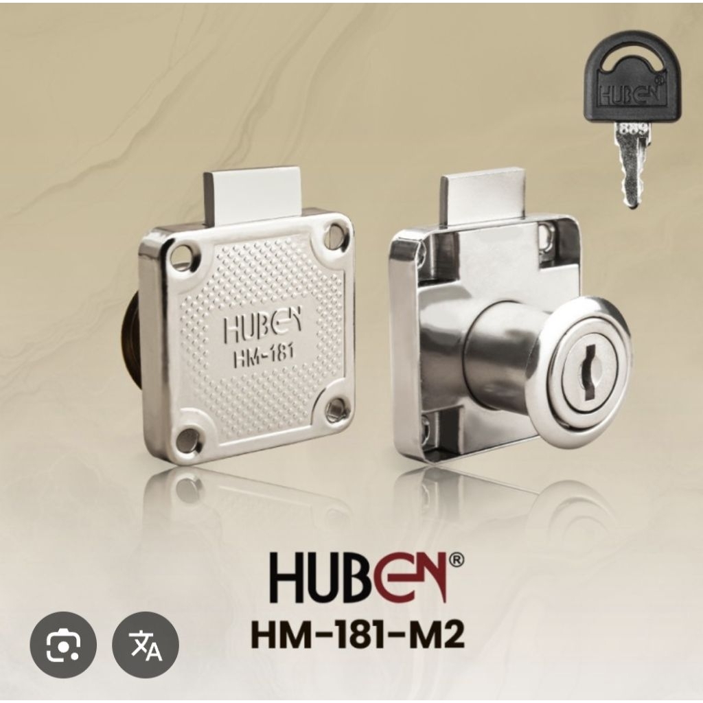 Kunci laci Huben M2 HM-181 / kunci laci lemari huben