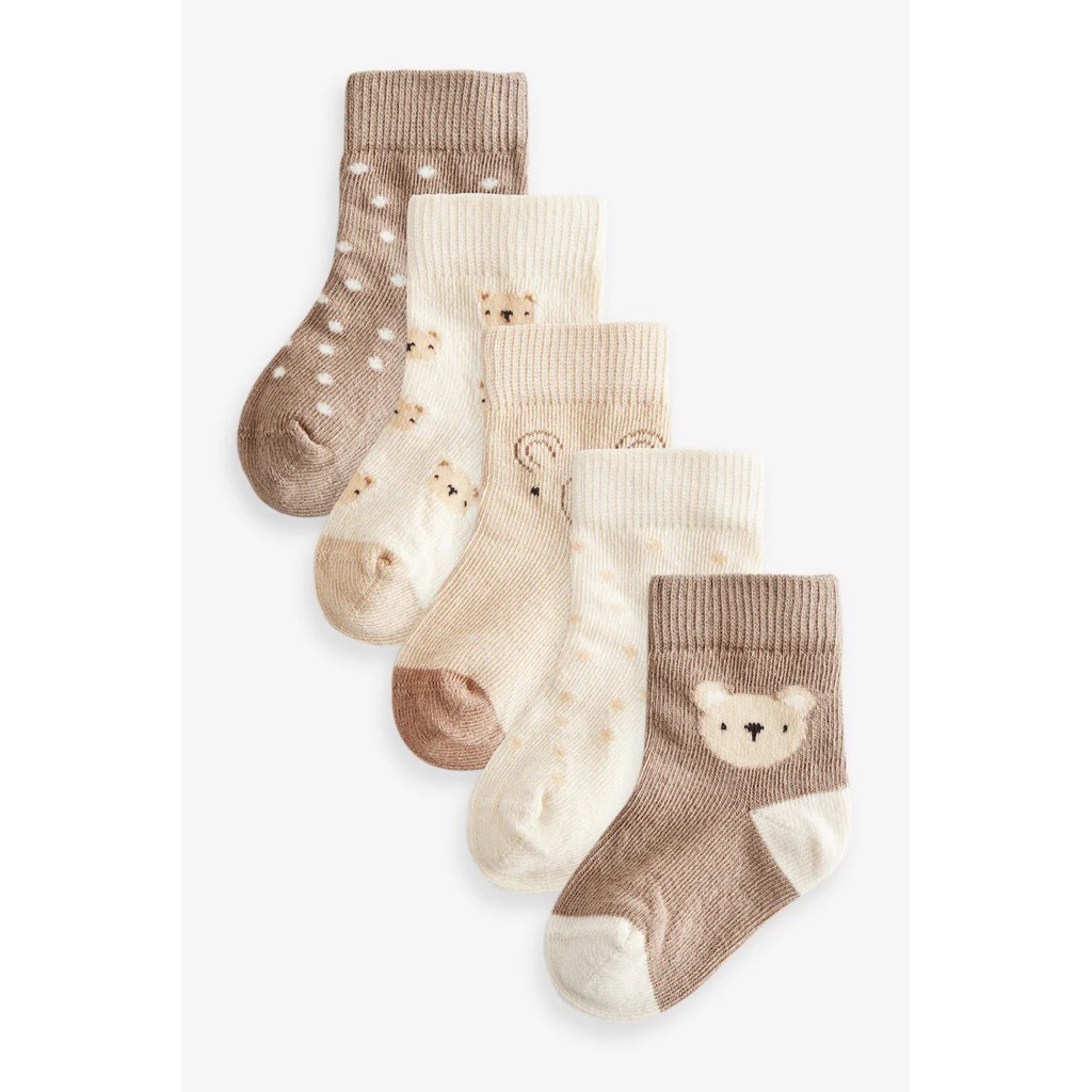 Neutral Baby Socks 5 Pack