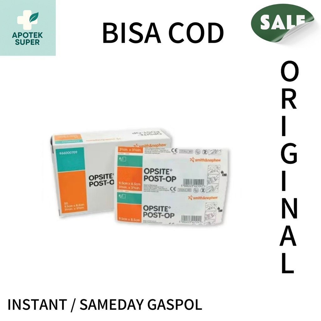Opsite Post Op 9,5cm x 8,5cm per lembar