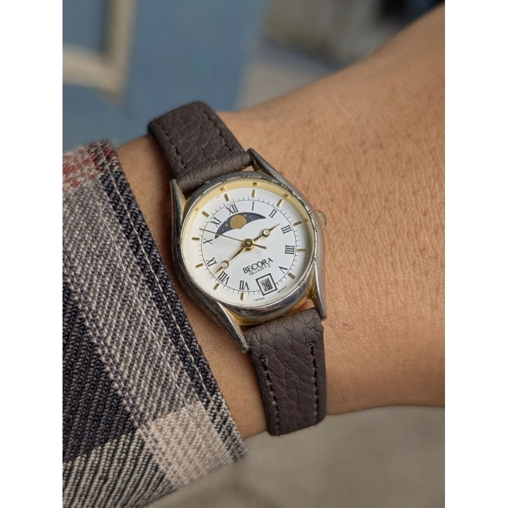 Vintage Becora Timewear Moonphase