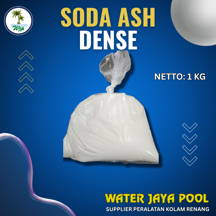 Soda Ash 1kg, bahan baku sabun, penjernih air, penstabil ph,
