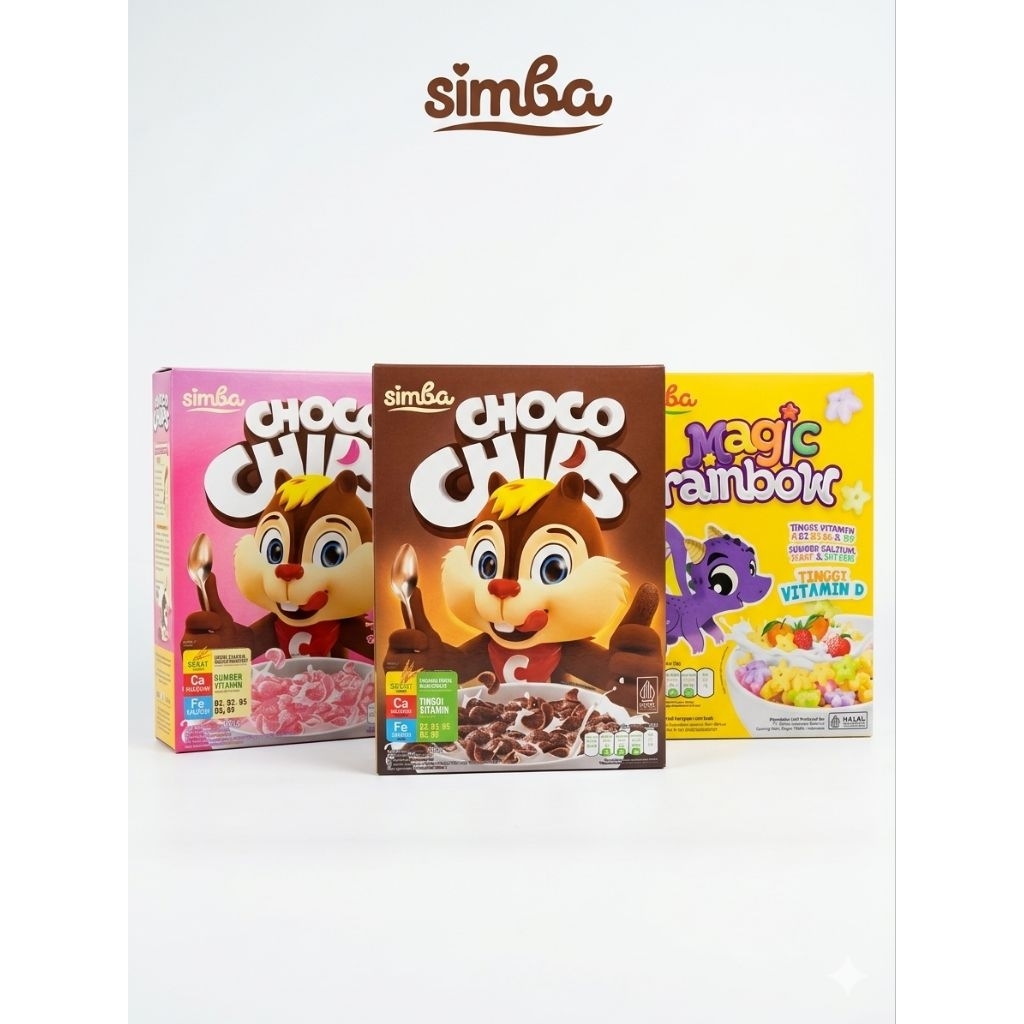 simba sereal chocochips dan simba magic rainbow 150gr