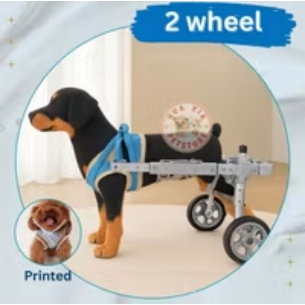 Pet Wheel Chair Kursi Roda Anjing NEO PREMIUM - 2 Roda