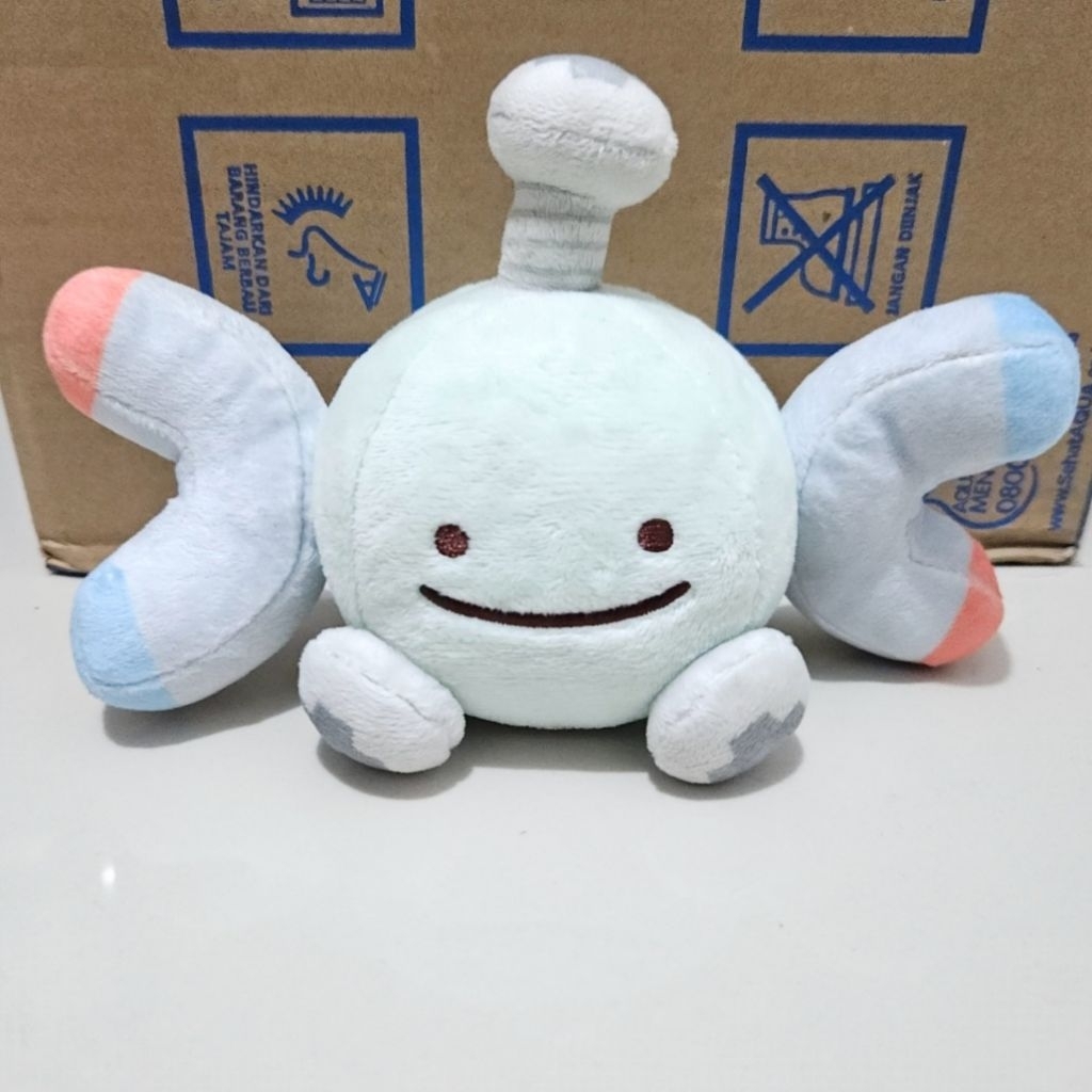 Ditto as Magenemite Pokemon Center Plush Plushies Boneka
