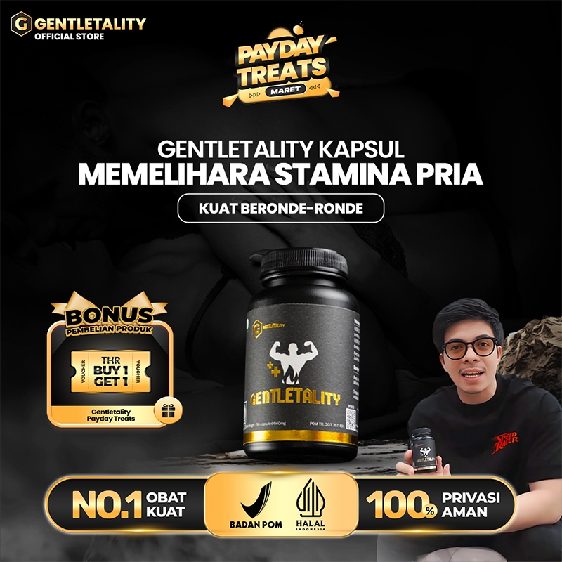 [FLASH SALE] GENTLETALITY - Kapsul Peningkat Stamina Suplement Kesehatan Pria