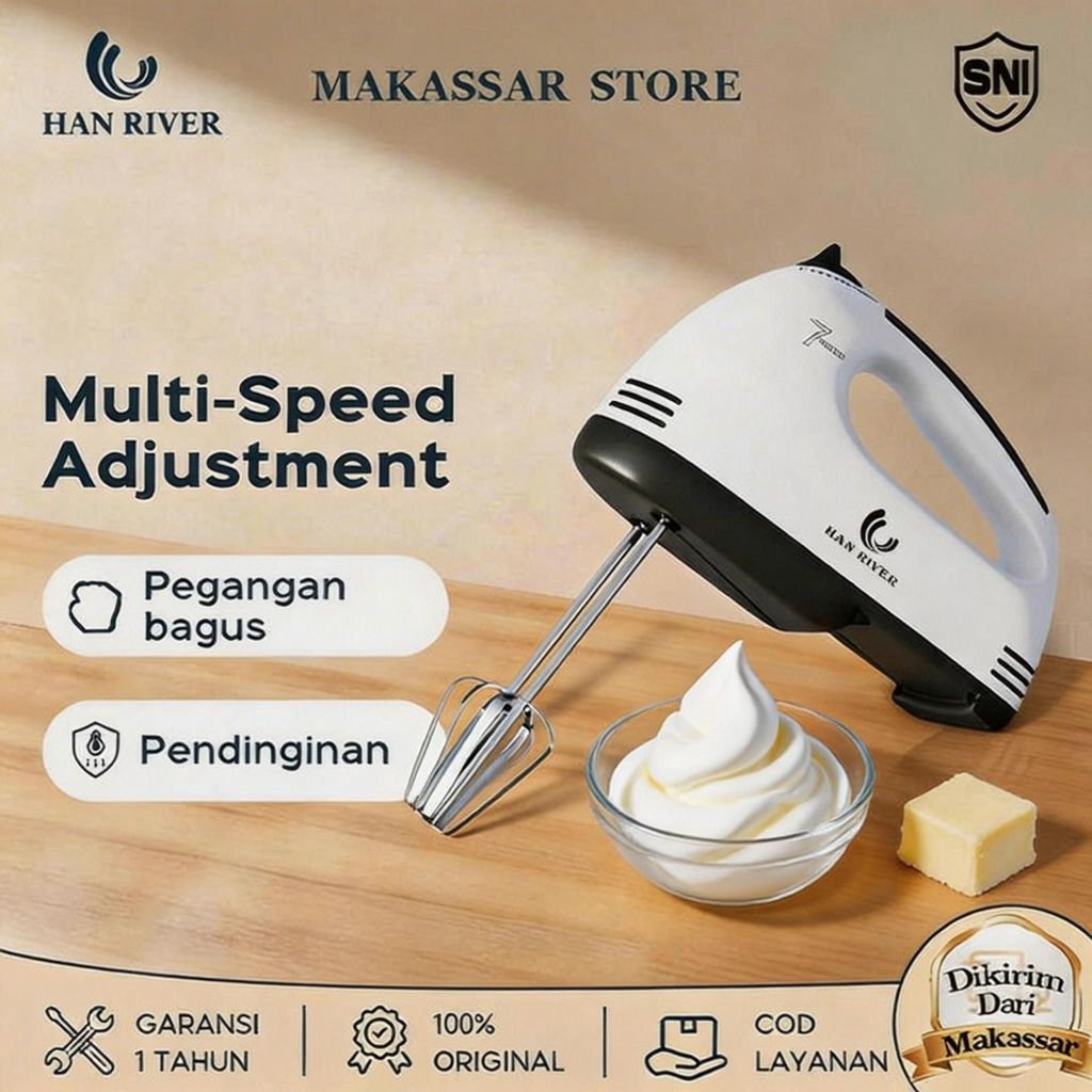 HAN RIVER Mixer Elektrik Hand Mixer