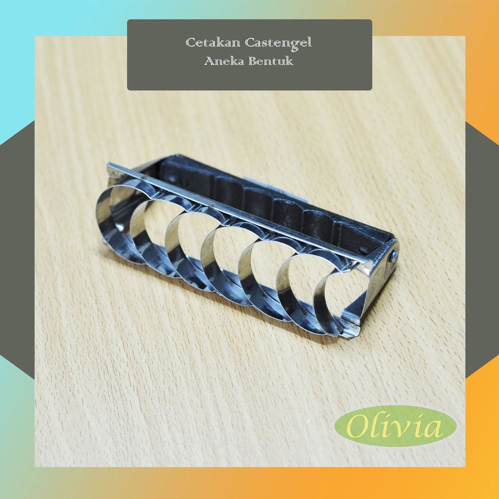 Cetakan Kue Kering Stainless Steel - Motif Bulan Sabit, sakura.bintang.oval.keju.bulat.Tahan Karat, 