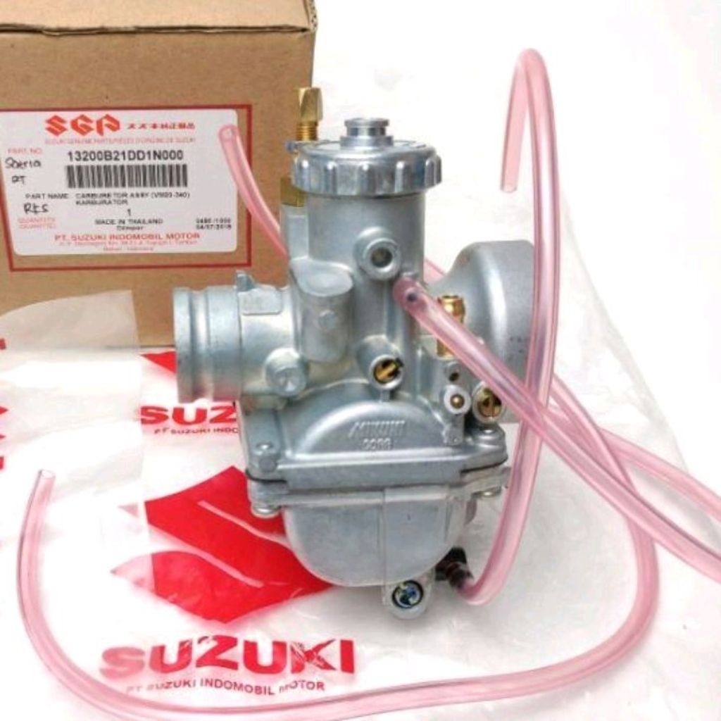 13200B21DD1N000 Karburator assy Mikuni CORP VM20-340 Suzuki Satria 120 2Tak Hiu Lumba ori sgp