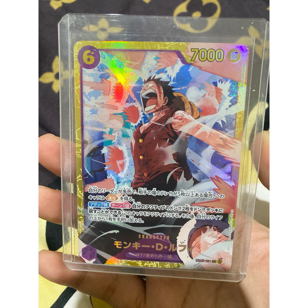 Kartu One Piece Luffy SEC EB02