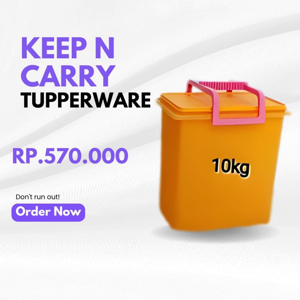 tupperware keep n carry 10L