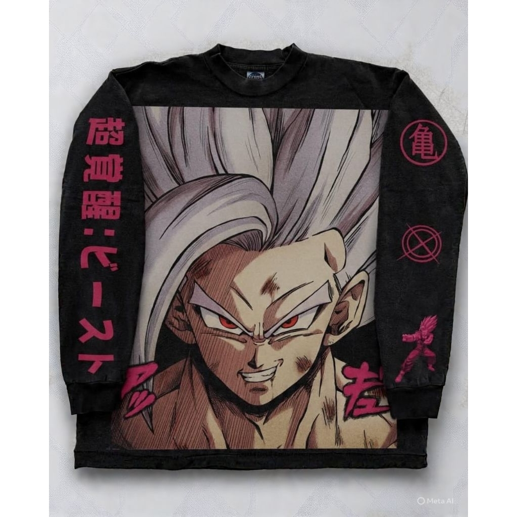 Kaos Bootleg Anime Dragon Ball Beast Gohan