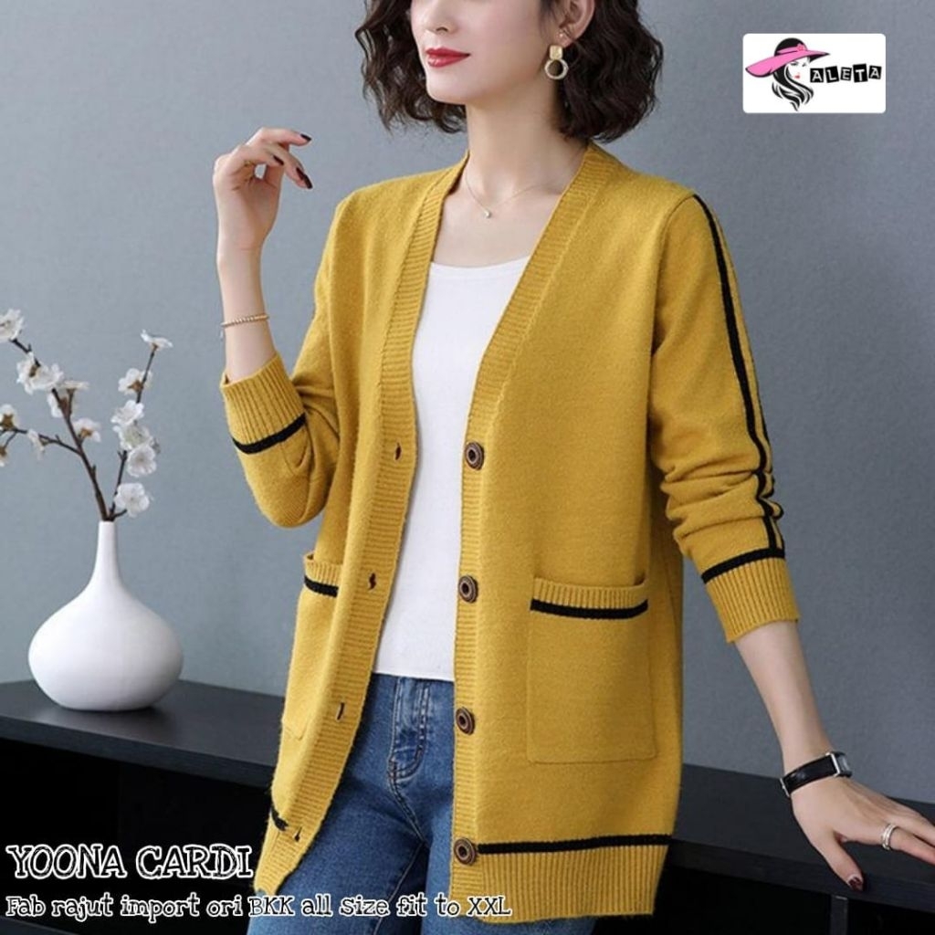 Yoona Cardy Rajut Impor ORI