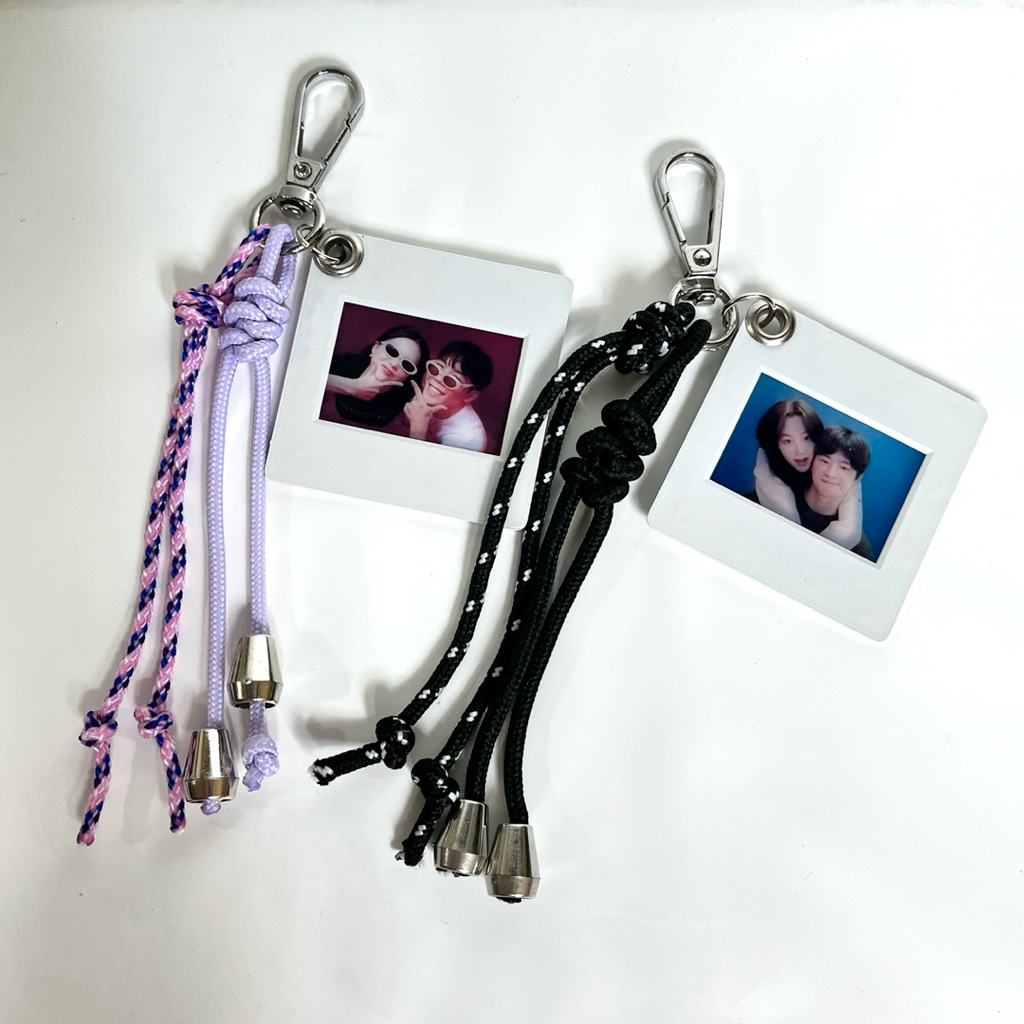 Custom photo film transparant macrame bagcharm | custom keychain foto film tahan air | gantungan kun