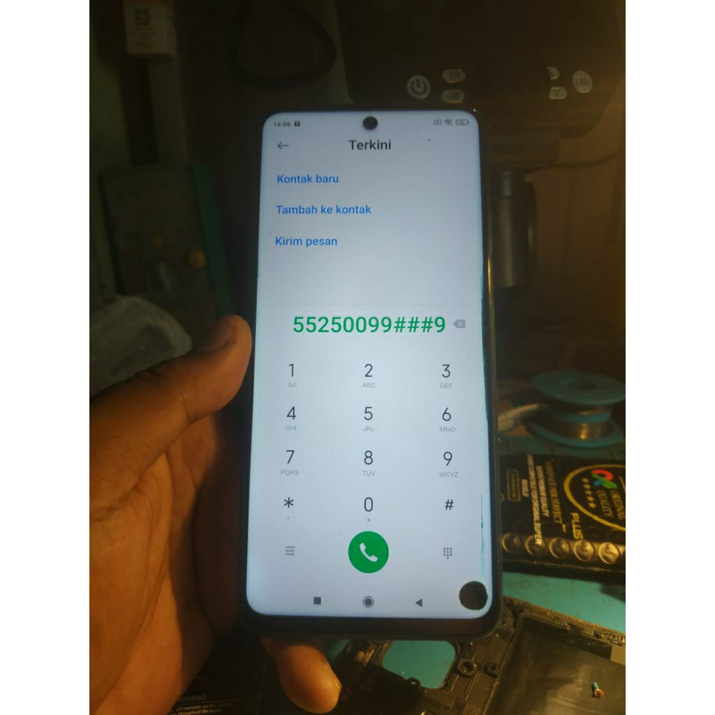 lcd redmi note 9 pro minus copotan