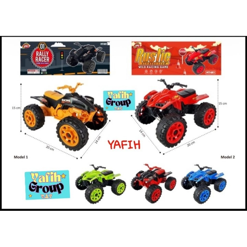 YS (BISA COD) PROMO MAINAN ANAK MOTOR ATV MT4R1MAINAN MOBIL MOBILAN ATV PULLBACK