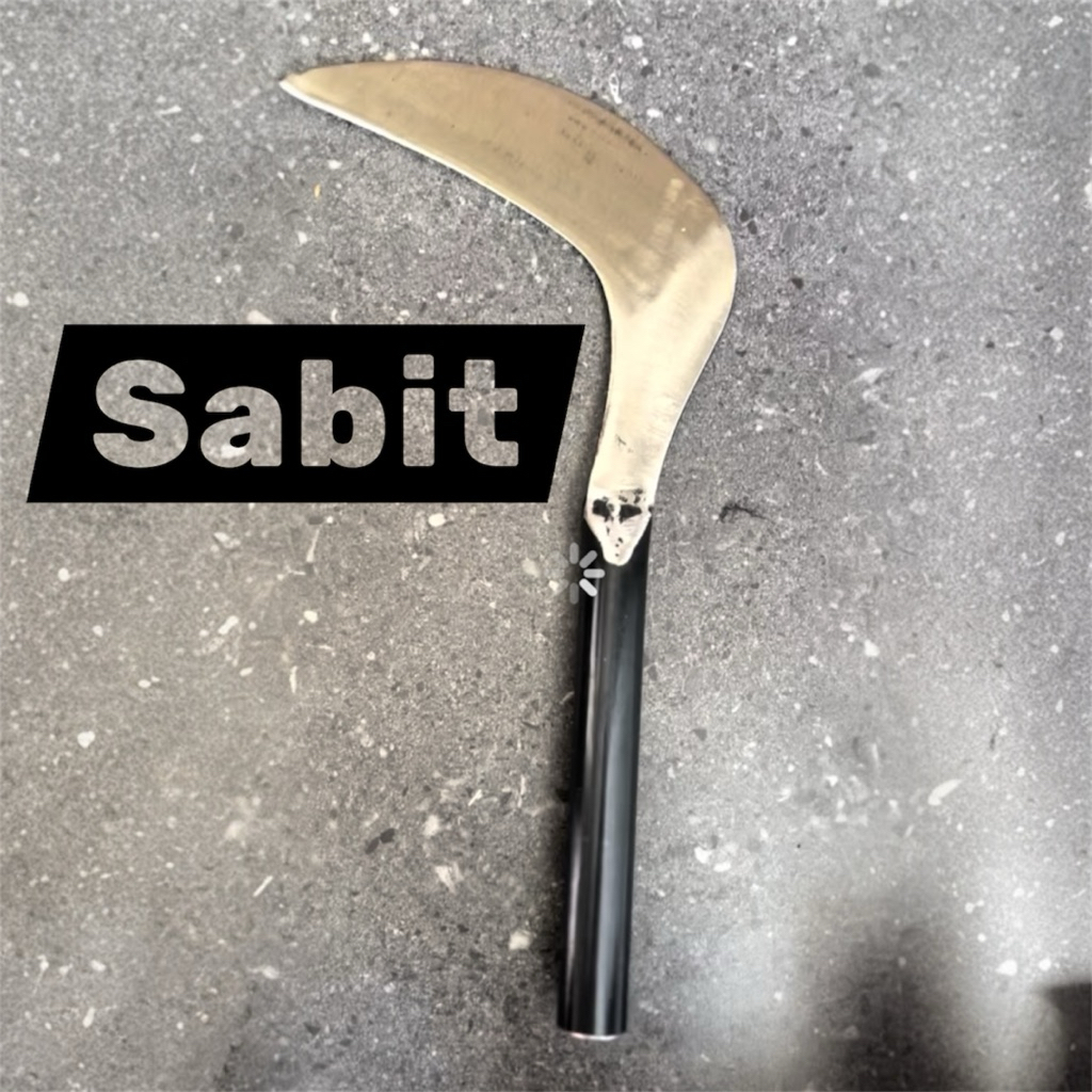 Sabit Arit Pengaritan Baja Gergaji Slendang semprong