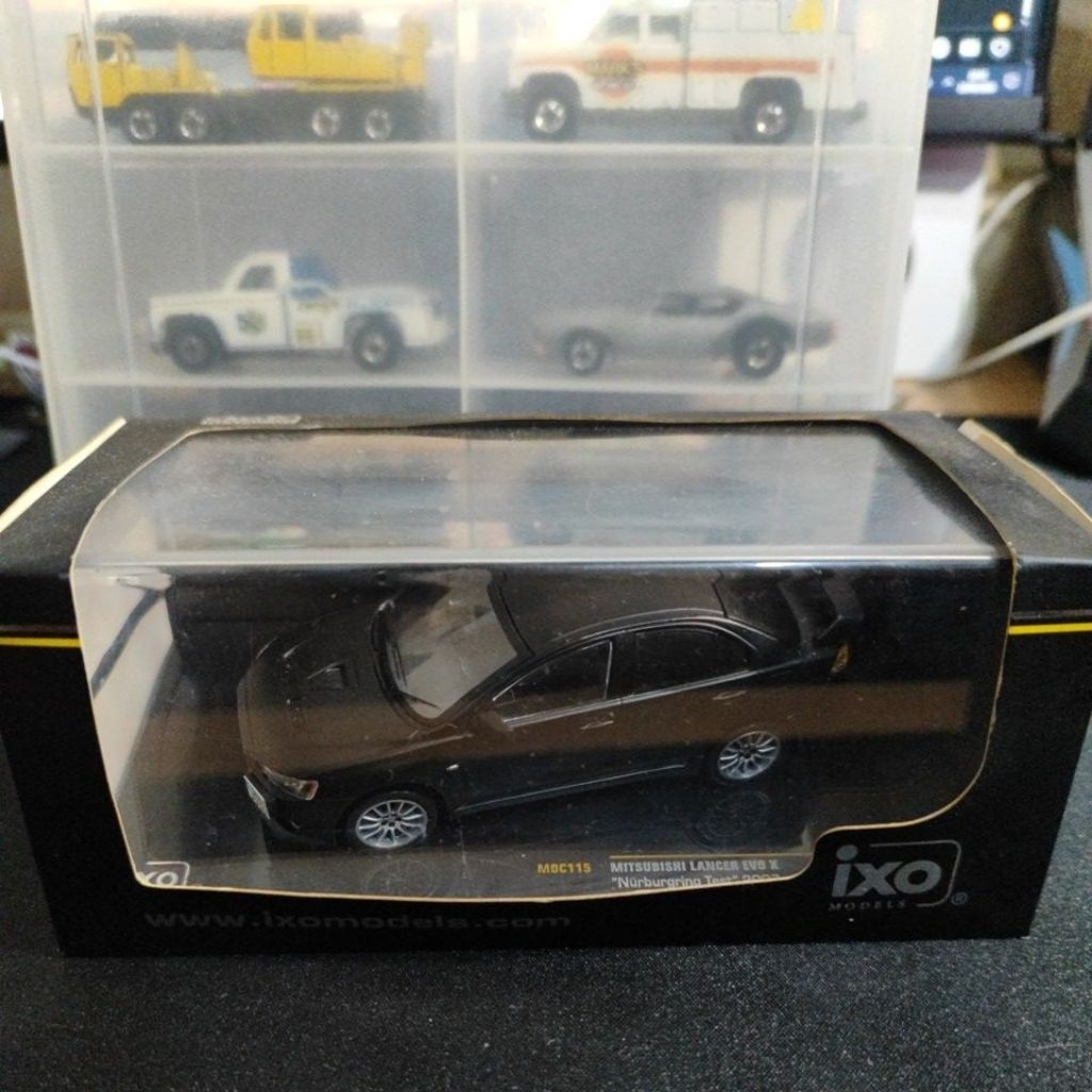 IXO models 1:43 Mitsubishi Lancer Exo X Nurburgring Test 2007