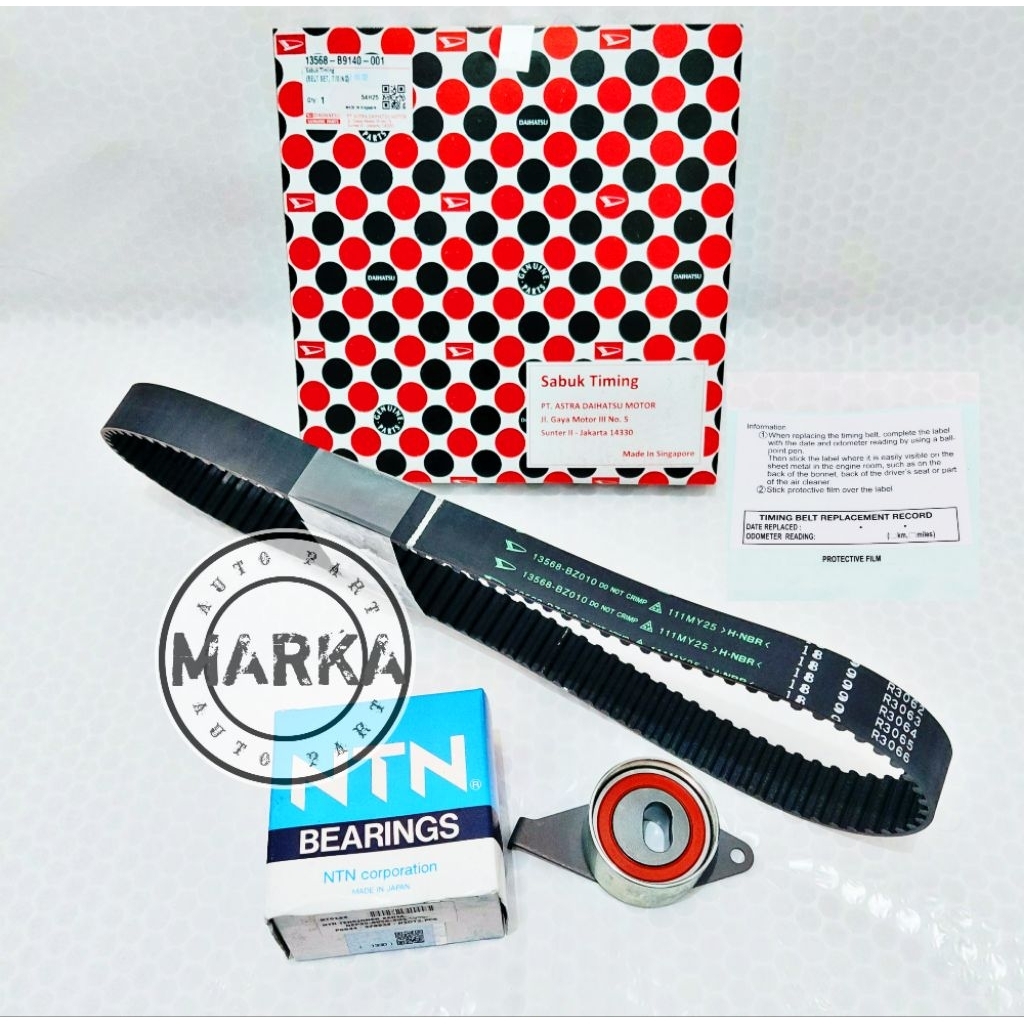 Timing Belt Set Sabuk Timing Belt Set Tensioner Set Xenia Old/Xenia All New/ Great Xenia 1.0cc/1000c