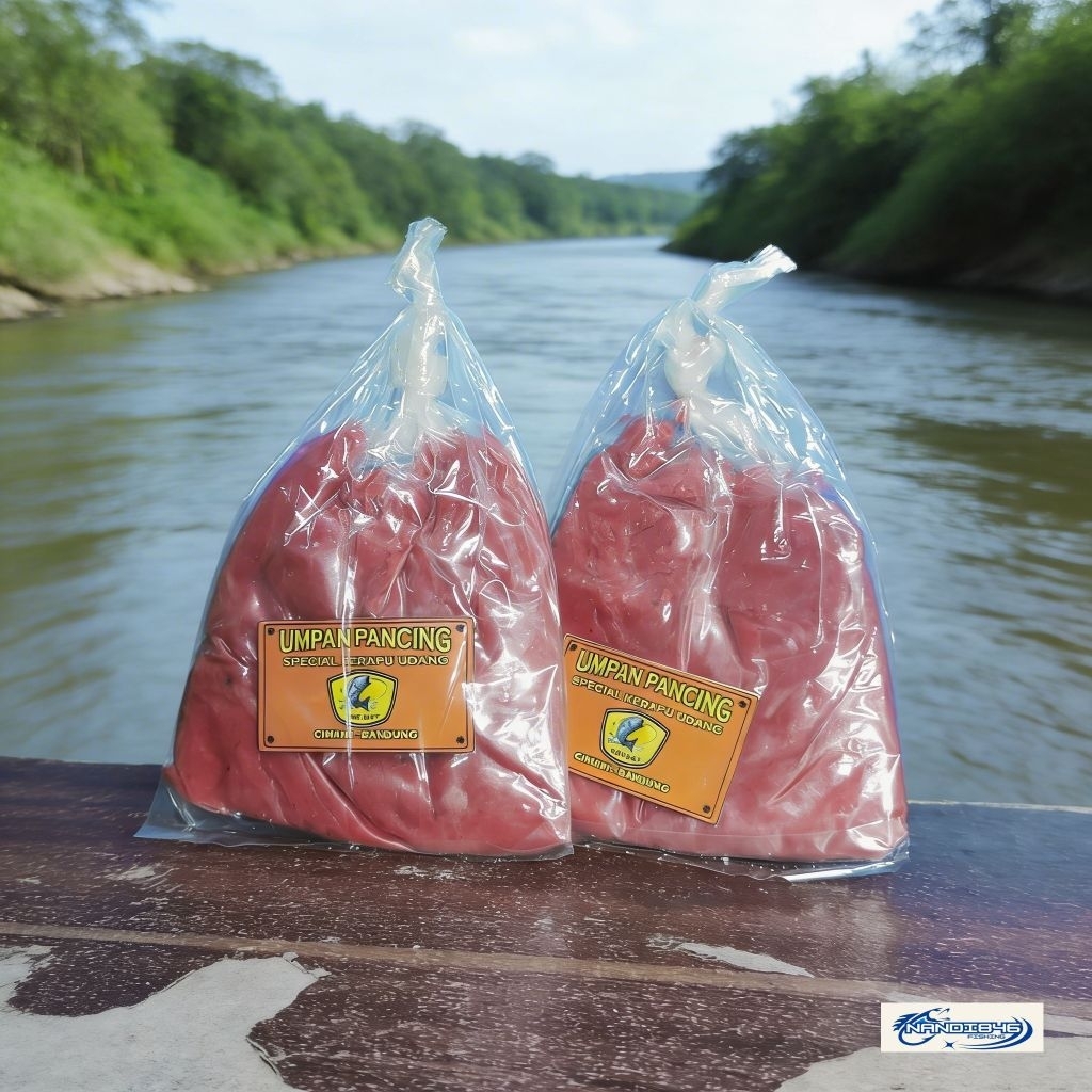 Umpan pancing ikan mas special kerapu udang