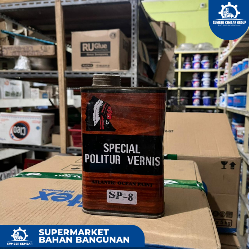 Special Politur Vernis - Pelapis Kayu Premium (Atlantic Ocean Paint)