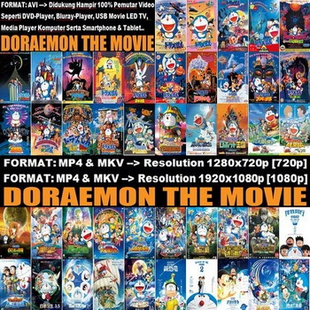 D.V.D Film Anime Doraemon All Special Movie 1080p 720p 480p Lengkap