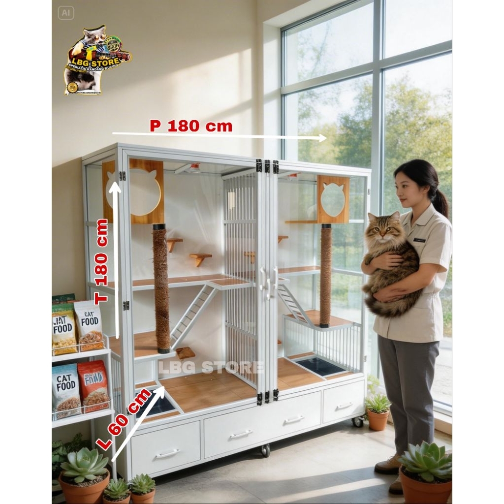 Kandang kucing alumunium ( Catroom ) 2026