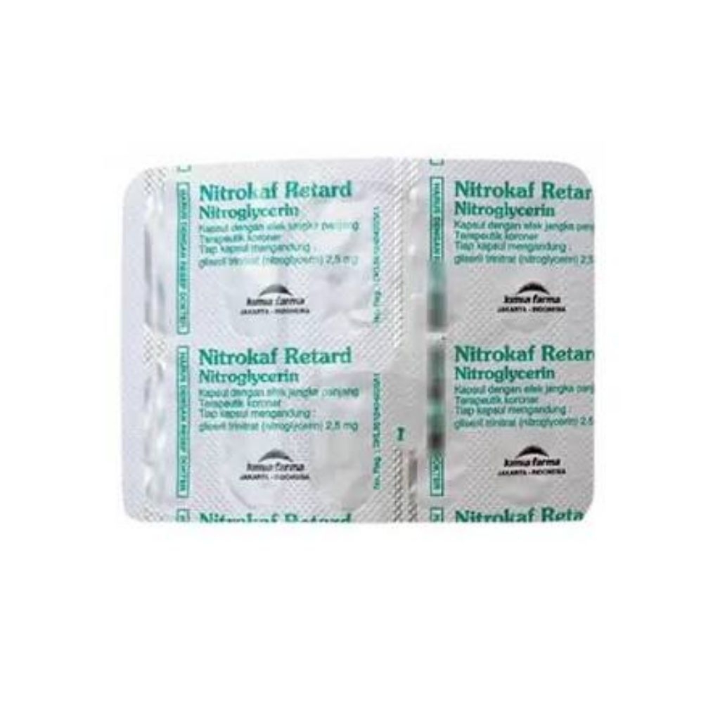 Nitrokaf retard dan nitrokaf forte PER 1 LEMBAR