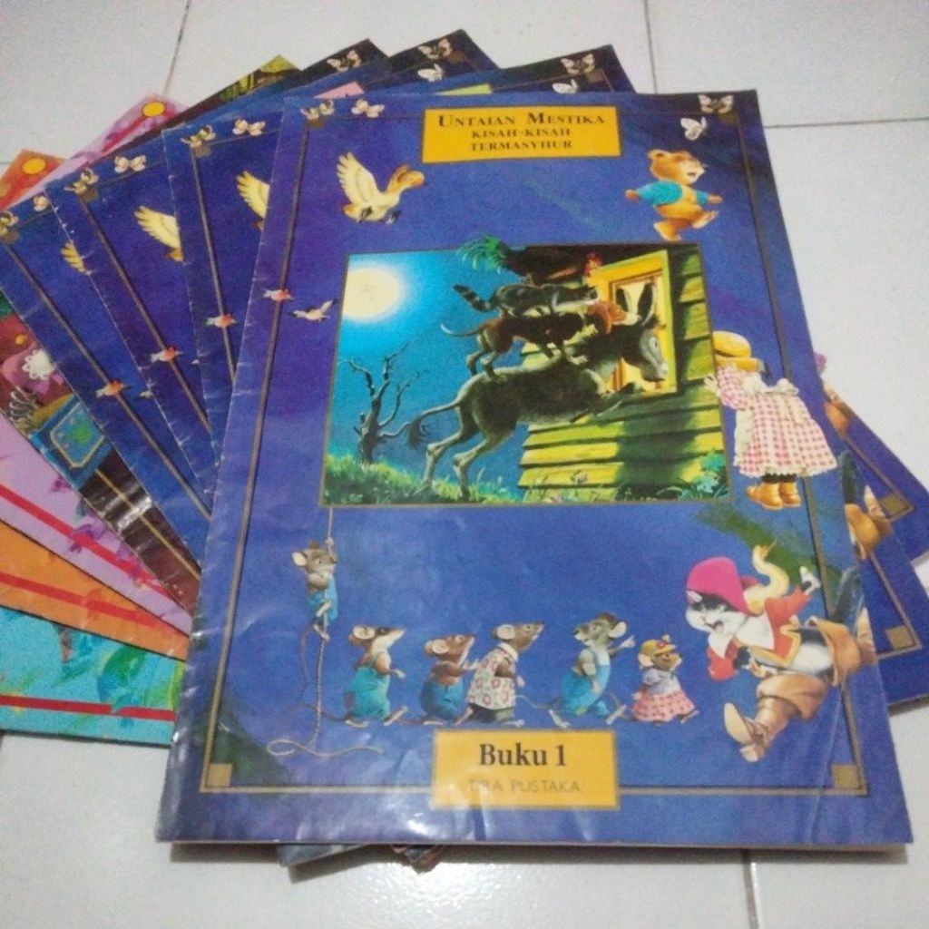 Buku Cerita Tony Wolf Untaian Mestika Kisah Kisah Termasyhur dan Dunia Binatang