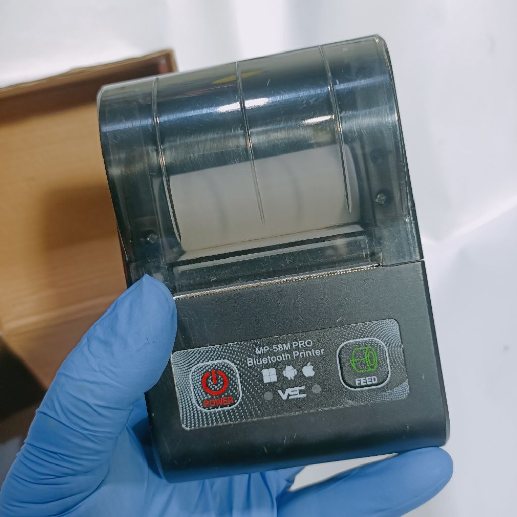 Printer thermal bluetooth bekas like new buat kasir resi token listrik dll